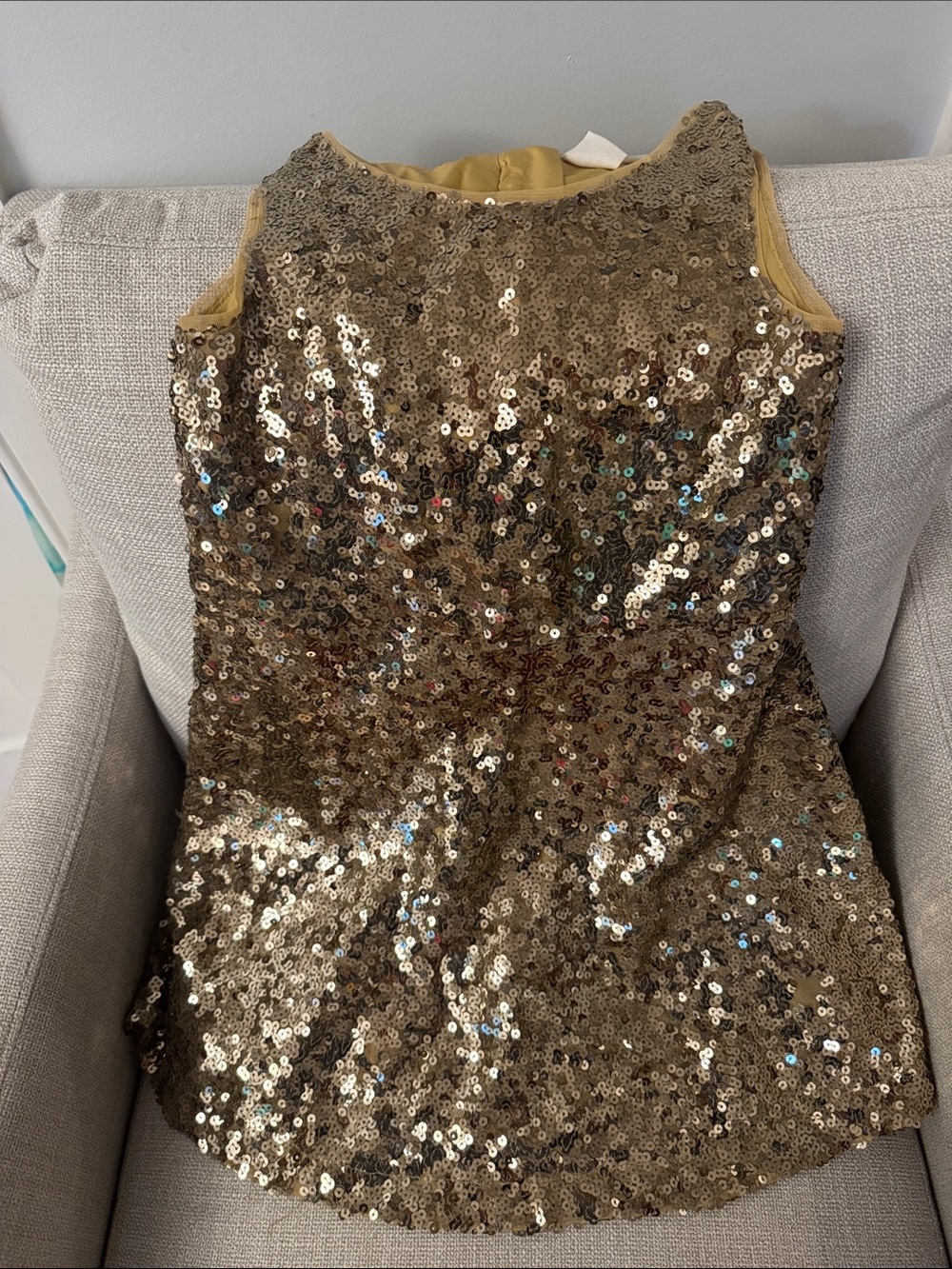 GAP Gold Sequin Girls' Formal Dress